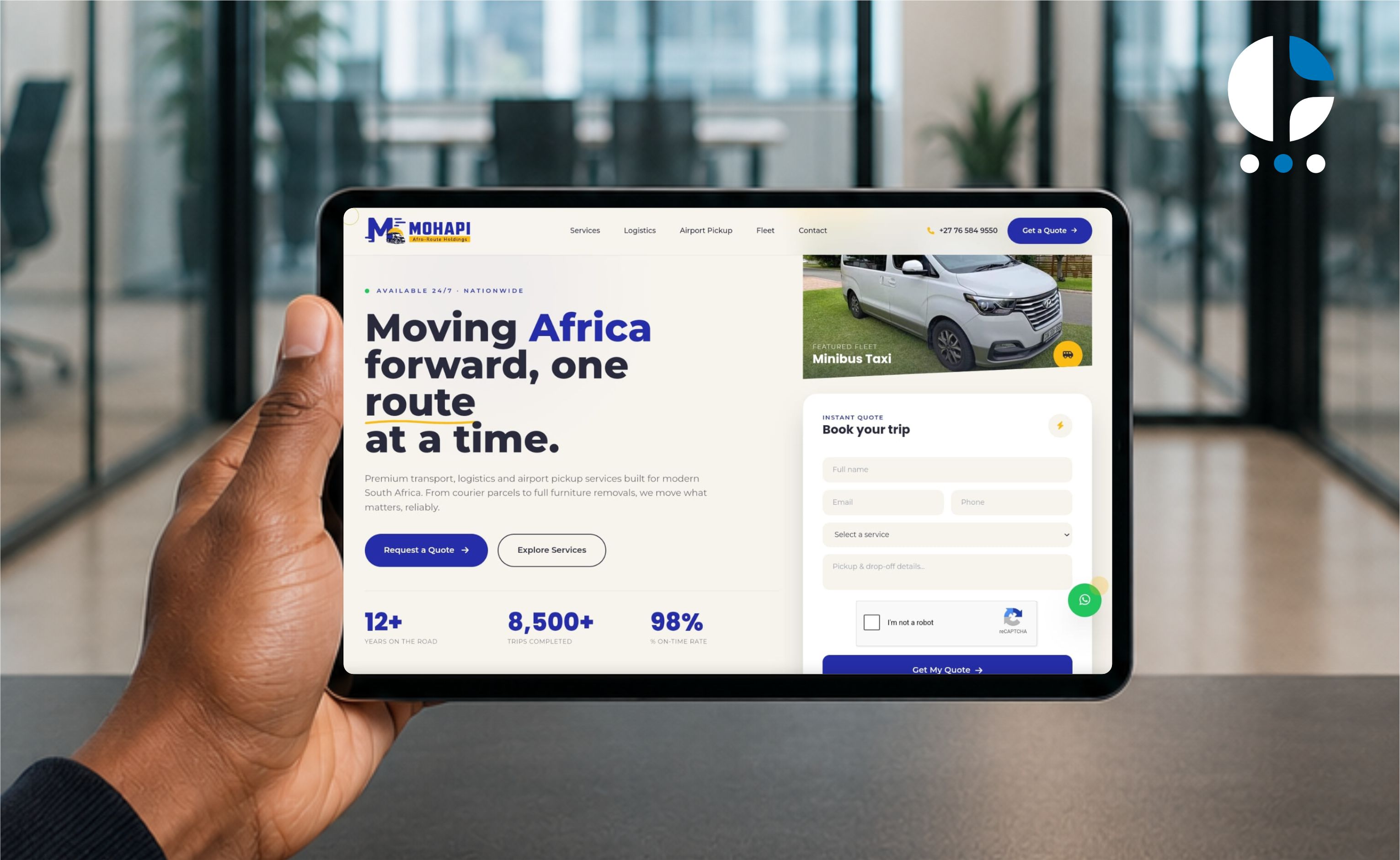 Business Website + CRM